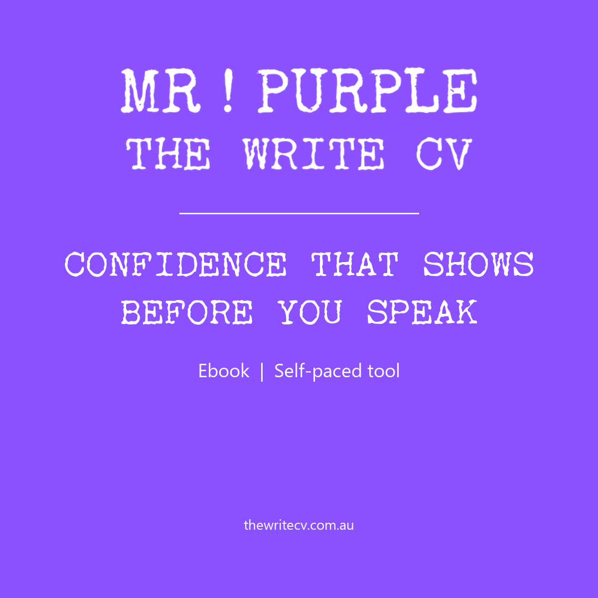 Confidence That Shows Before You Speak Confidence That Shows Before You Speak by The Write CV