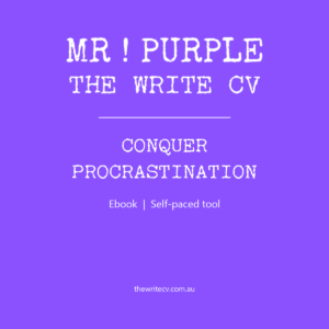 Conquer Procrastination by The Write CV