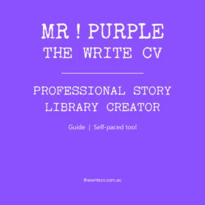 Professional Story Library Creator by The Write CV